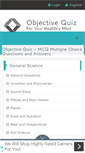Mobile Screenshot of objectivequiz.com